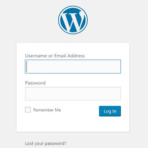 wordpress dashboard login