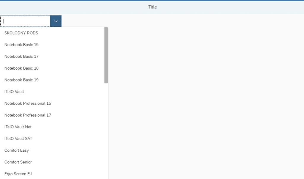 sapui5 combobox using odata service output, sapui5 combobox, combobox in sapui5, sapui5 combobox example, combobox sapui5