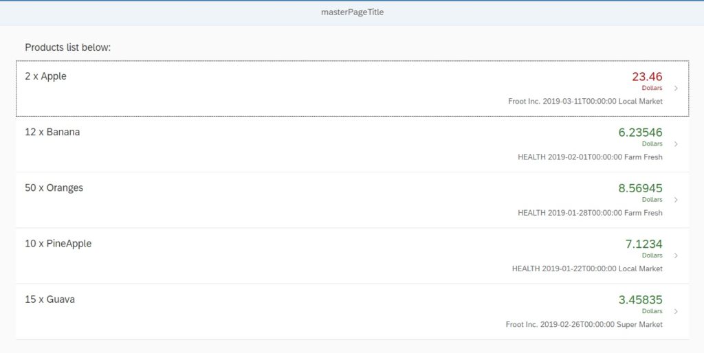 sapui5 routing and navigation with parameter example