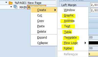 SAP SmartForm Window