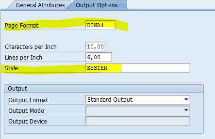 SAP SmartForm Form Attribute