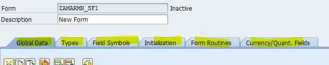 SAP SmartForm Global Definition