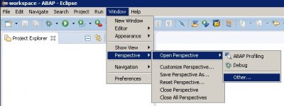 Abap on Eclipse- Create ABAP Project in Eclipse