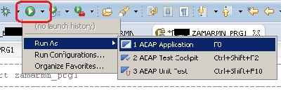Create your first program in ABAP on Eclipse